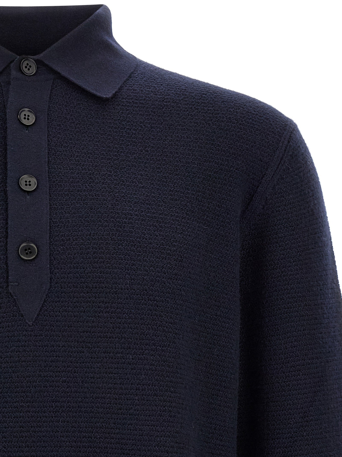Zegna Polo Oasi Cashmere Blue