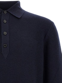 Zegna Polo Oasi Cashmere Blue