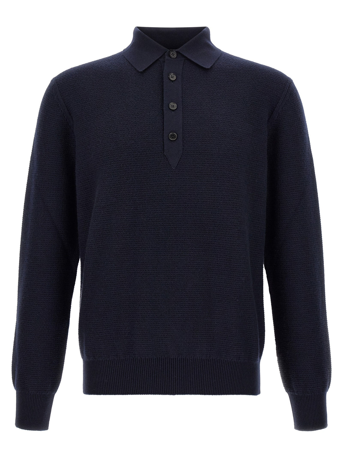 Zegna Polo Oasi Cashmere Blue