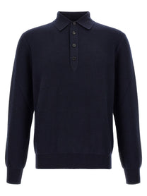 Zegna Polo Oasi Cashmere Blue