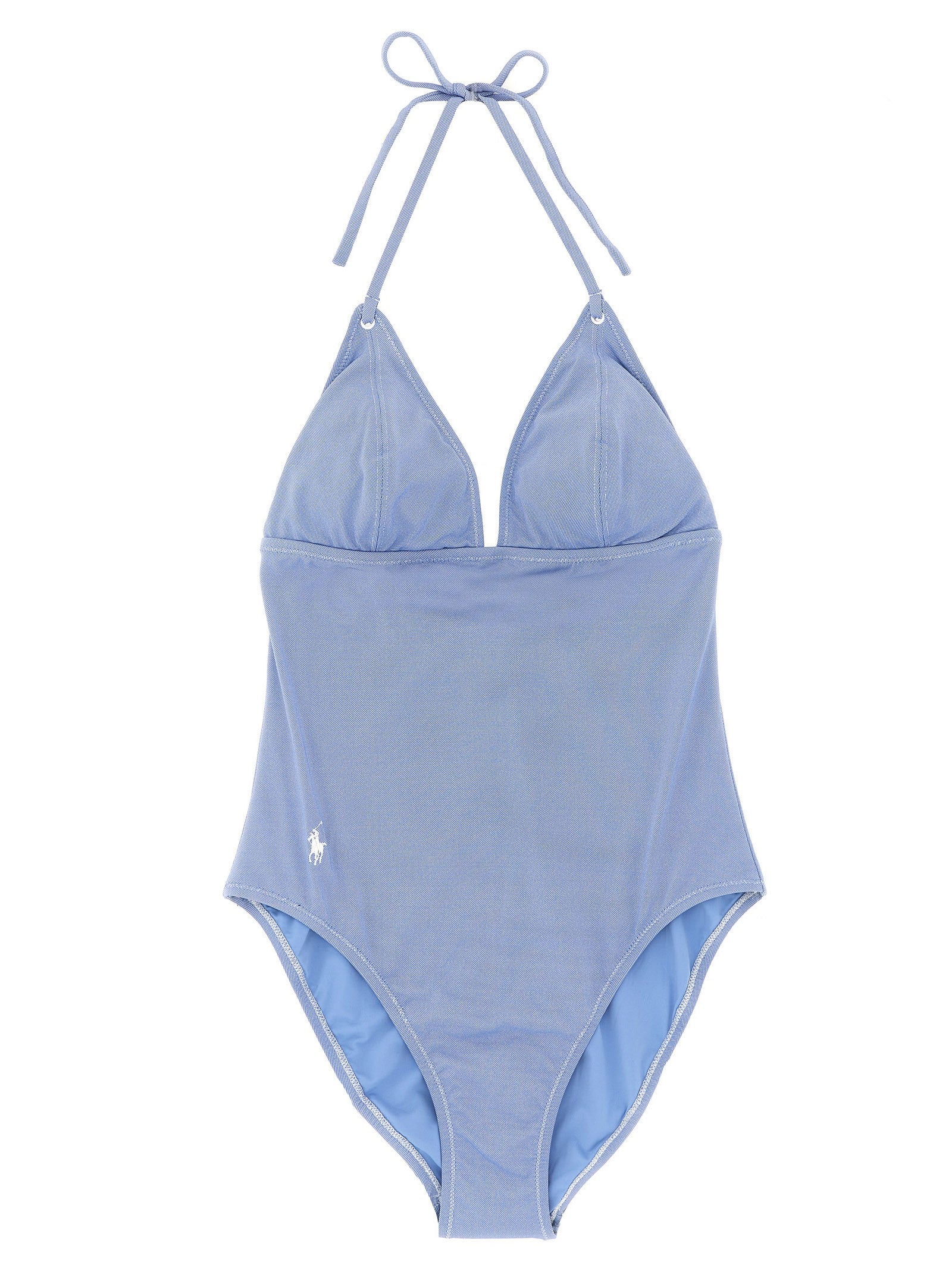 Polo Ralph Lauren Polo One Piece Swimsuit Blue
