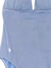 Polo Ralph Lauren Polo One Piece Swimsuit Blue