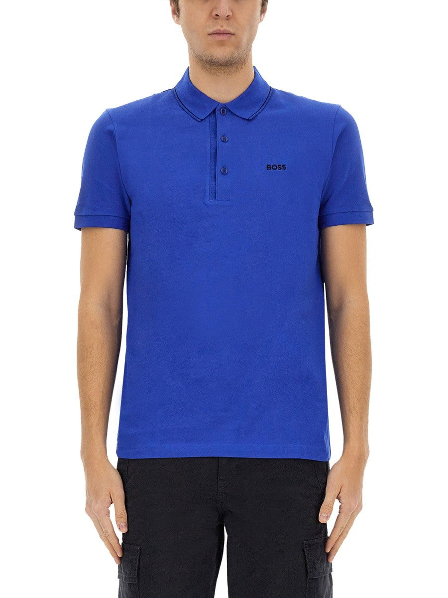 BOSS Men's Polo Paule Blue