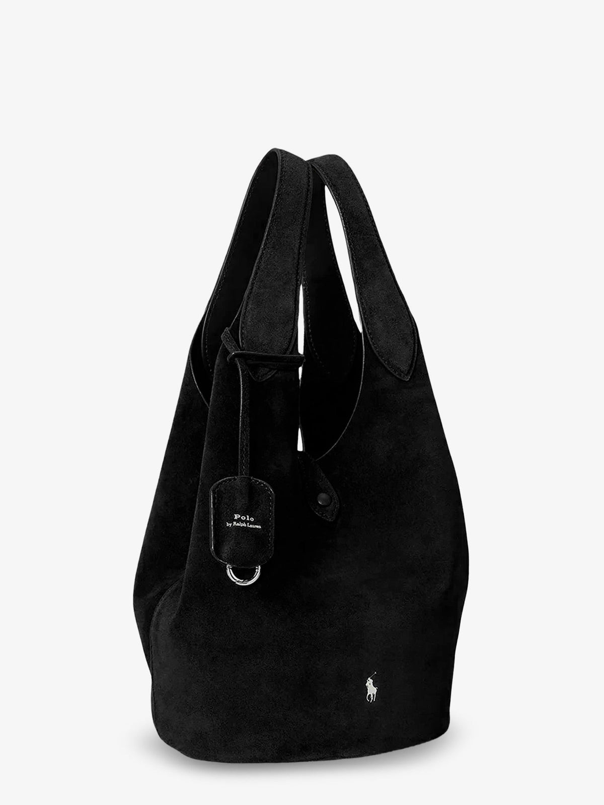 Polo Ralph Lauren Women's Polo Play Suede Tote Bag Black