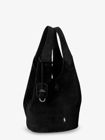 Polo Ralph Lauren Women's Polo Play Suede Tote Bag Black