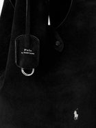 Polo Ralph Lauren Women's Polo Play Suede Tote Bag Black, view 4