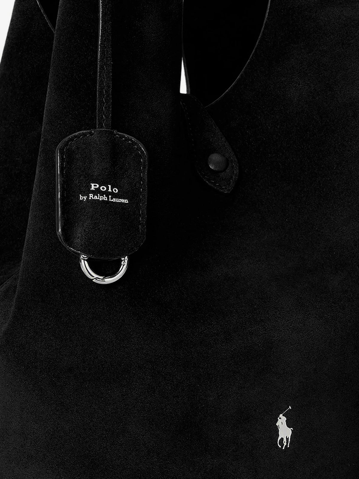Polo Ralph Lauren Women's Polo Play Suede Tote Bag Black