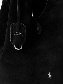 Polo Ralph Lauren Women's Polo Play Suede Tote Bag Black