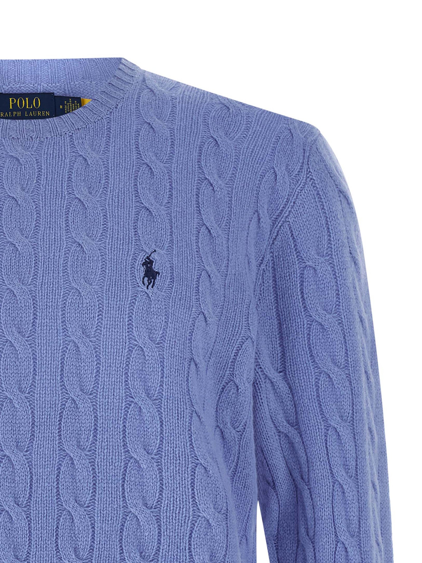 POLO RALPH LAUREN - POLO RALPH LAUREN - Braided sweater - Men’s Knitwear