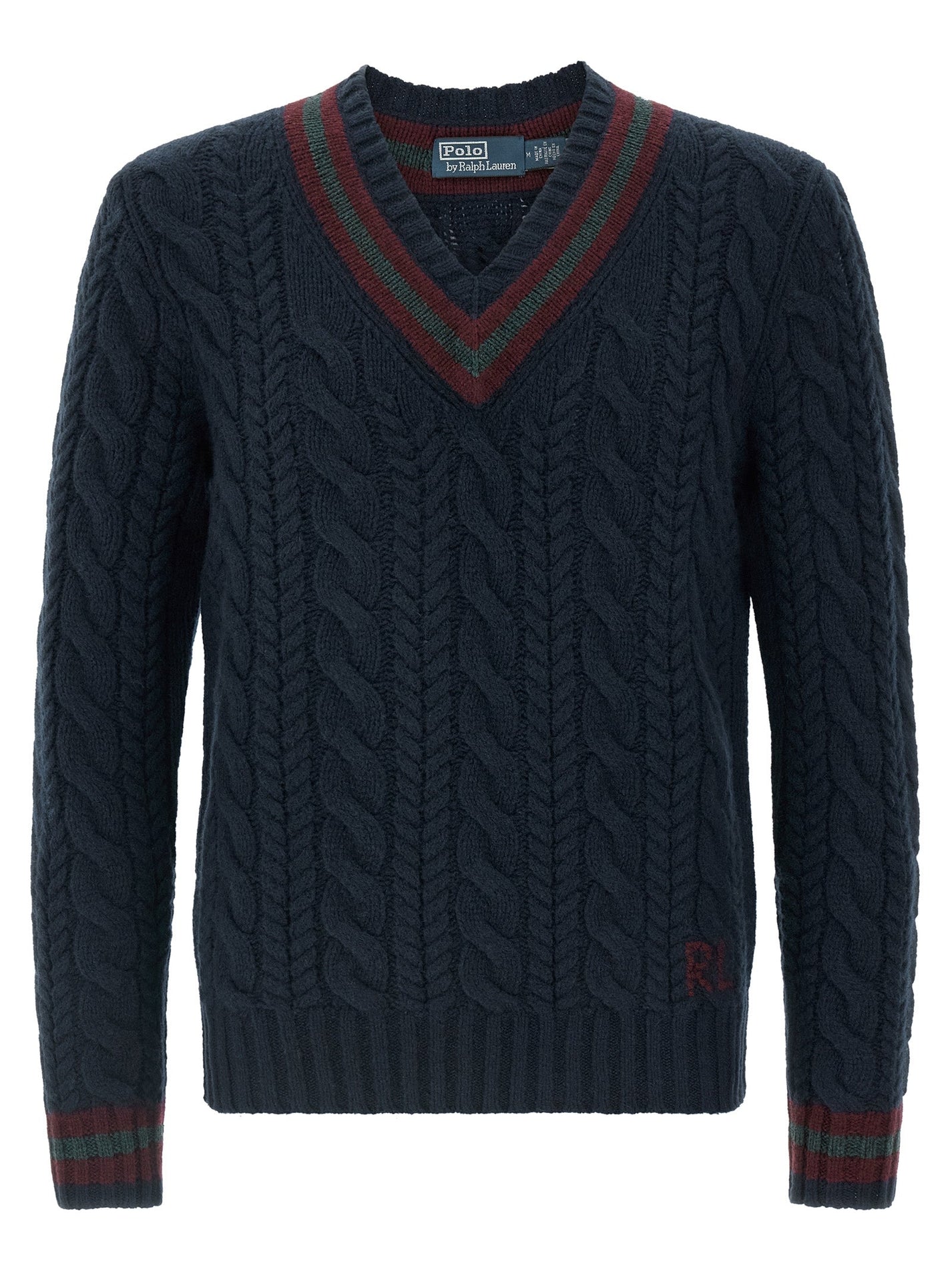 POLO RALPH LAUREN - POLO RALPH LAUREN - Braided sweater - Men’s Knitwear