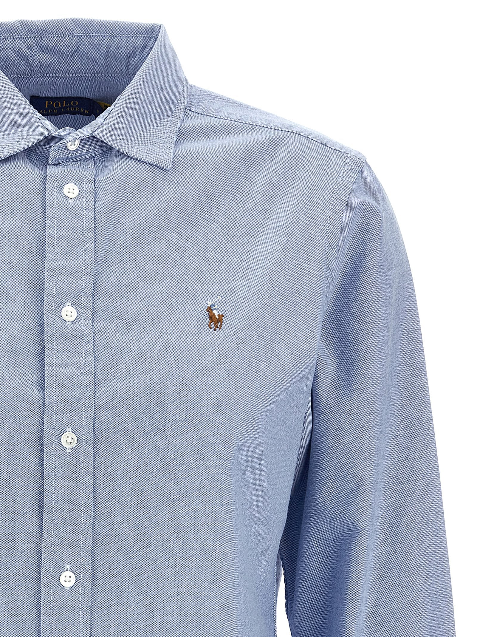 POLO RALPH LAUREN - POLO RALPH LAUREN - Logo embroidery shirt - Women’s Tops