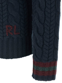 POLO RALPH LAUREN - POLO RALPH LAUREN - Braided sweater - Men’s Knitwear
