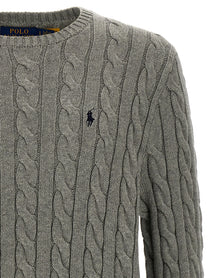 POLO RALPH LAUREN - POLO RALPH LAUREN - Cotton braided sweater - Men’s Knitwear