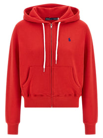 POLO RALPH LAUREN - POLO RALPH LAUREN - Logo embroidery hoodie - Women’s Sweatshirts