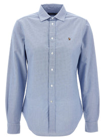 POLO RALPH LAUREN - POLO RALPH LAUREN - Logo embroidery shirt - Women’s Tops