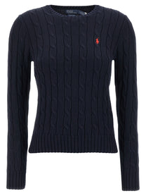 POLO RALPH LAUREN - POLO RALPH LAUREN - Braided cotton sweater - Women’s Knitwear