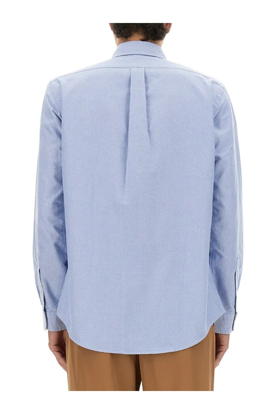 Polo Ralph Lauren Men's Oxford Custom Shirt Blue, view 3