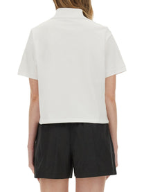Kenzo Women's Polo Shirt Boke Flower White, view 3