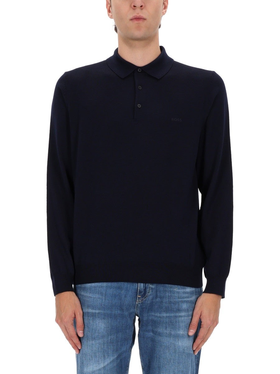 Boss Men's Polo Shirt Bono Blue