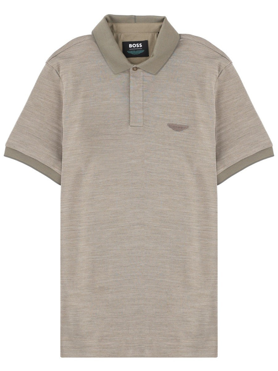 BOSS Men's Polo Shirt Boss Aston Martin Grey