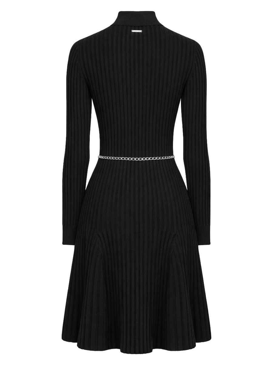 Michael Kors Women's Polo Shirt Dress Black