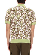 Drôle de Monsieur Men's Polo Shirt Maille Tapisserie Multicolor, view 5