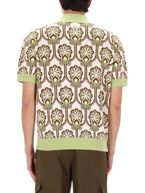 Drôle de Monsieur Men's Polo Shirt Maille Tapisserie Multicolor