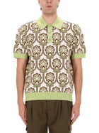 Drôle de Monsieur Men's Polo Shirt Maille Tapisserie Multicolor, view 4