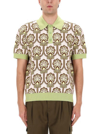 Drôle de Monsieur Men's Polo Shirt Maille Tapisserie Multicolor