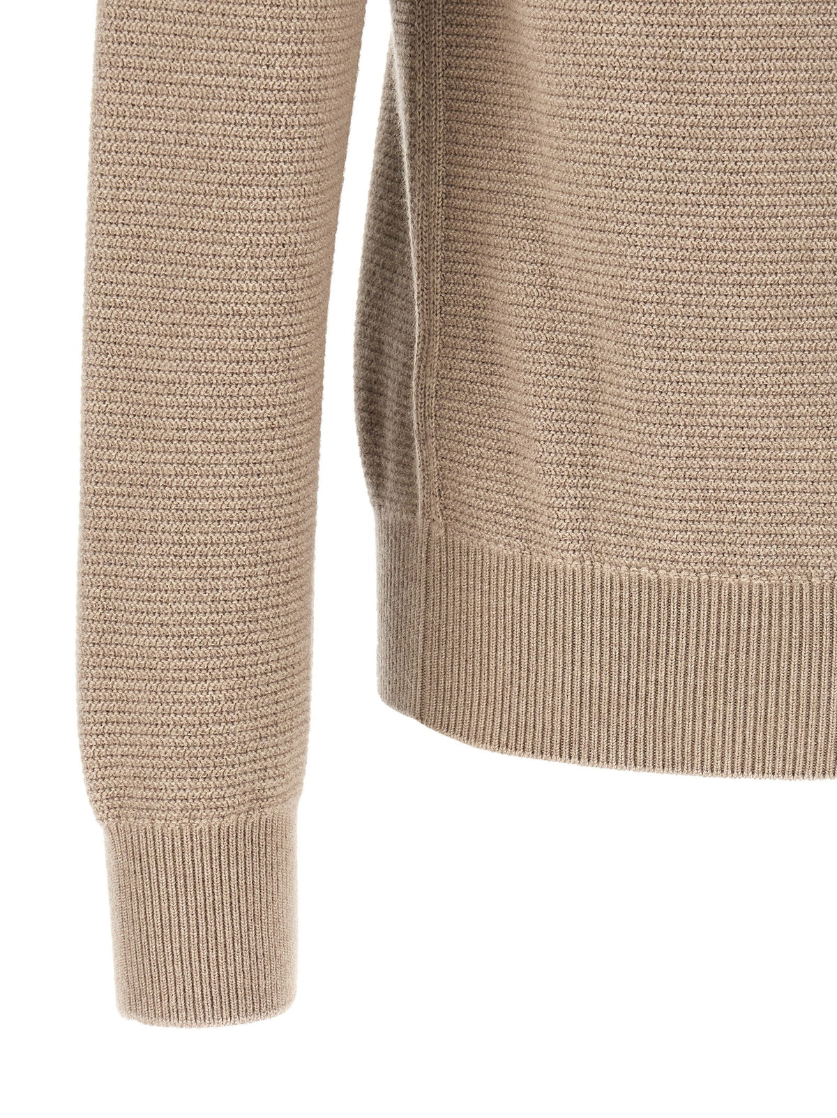 Zegna Polo Shirt Oasi Cashmere Beige Beige, view 4