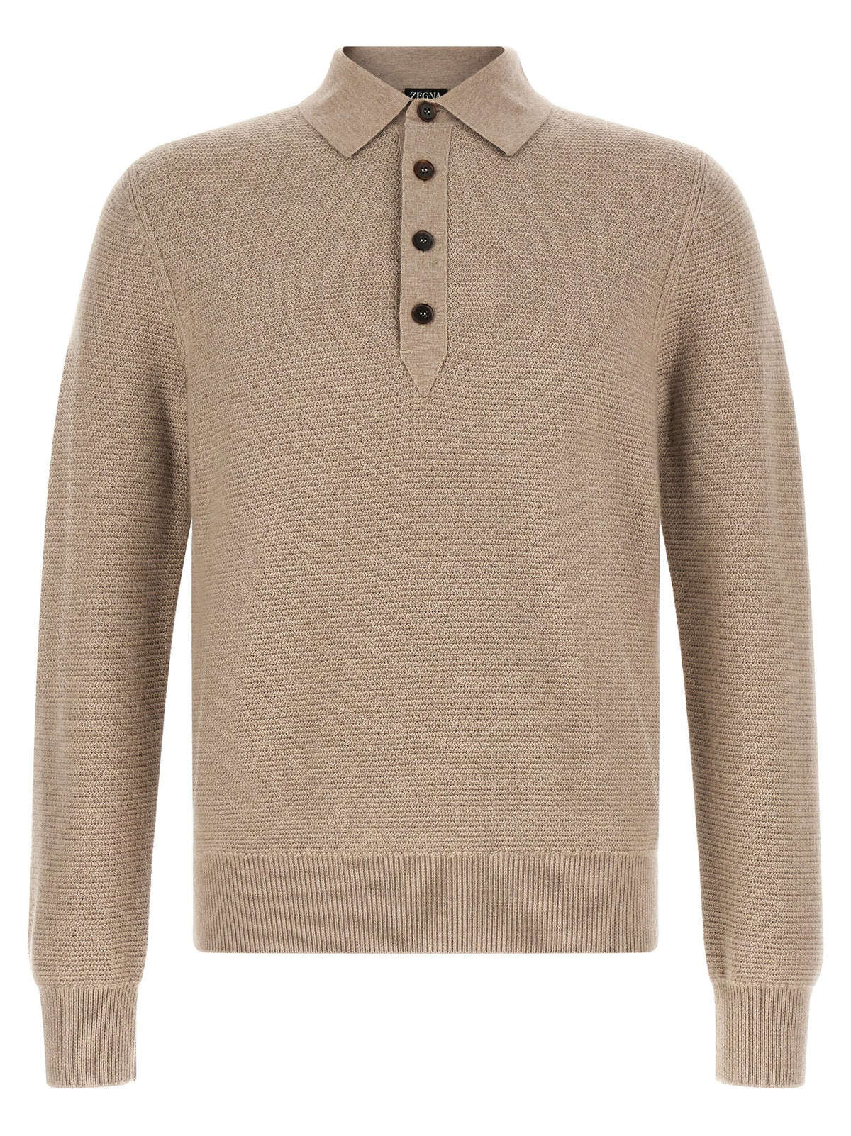 Zegna Polo Shirt Oasi Cashmere Beige Beige