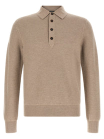 Zegna Polo Shirt Oasi Cashmere Beige Beige