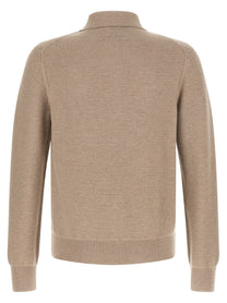 Zegna Polo Shirt Oasi Cashmere Beige Beige, view 2