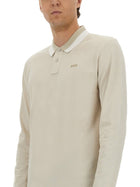 BOSS Men's Polo Shirt Peoxfordlong Beige, view 4