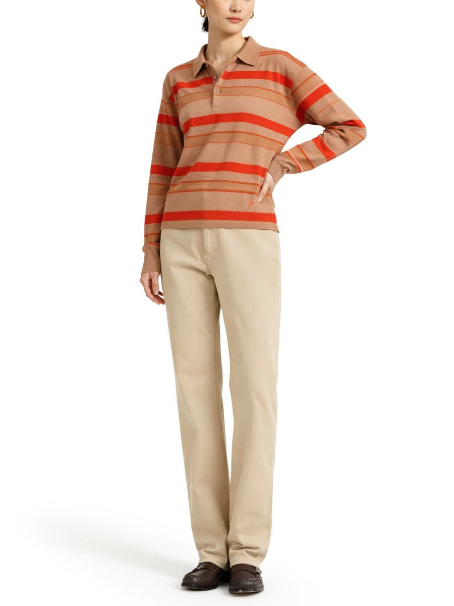 JW Anderson Women's Polo Shirt Beige, view 2