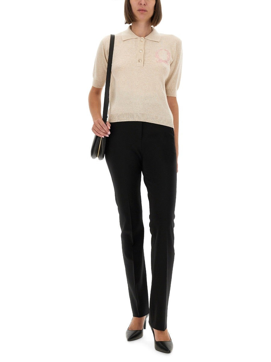 Moschino Women's Polo Shirt Beige