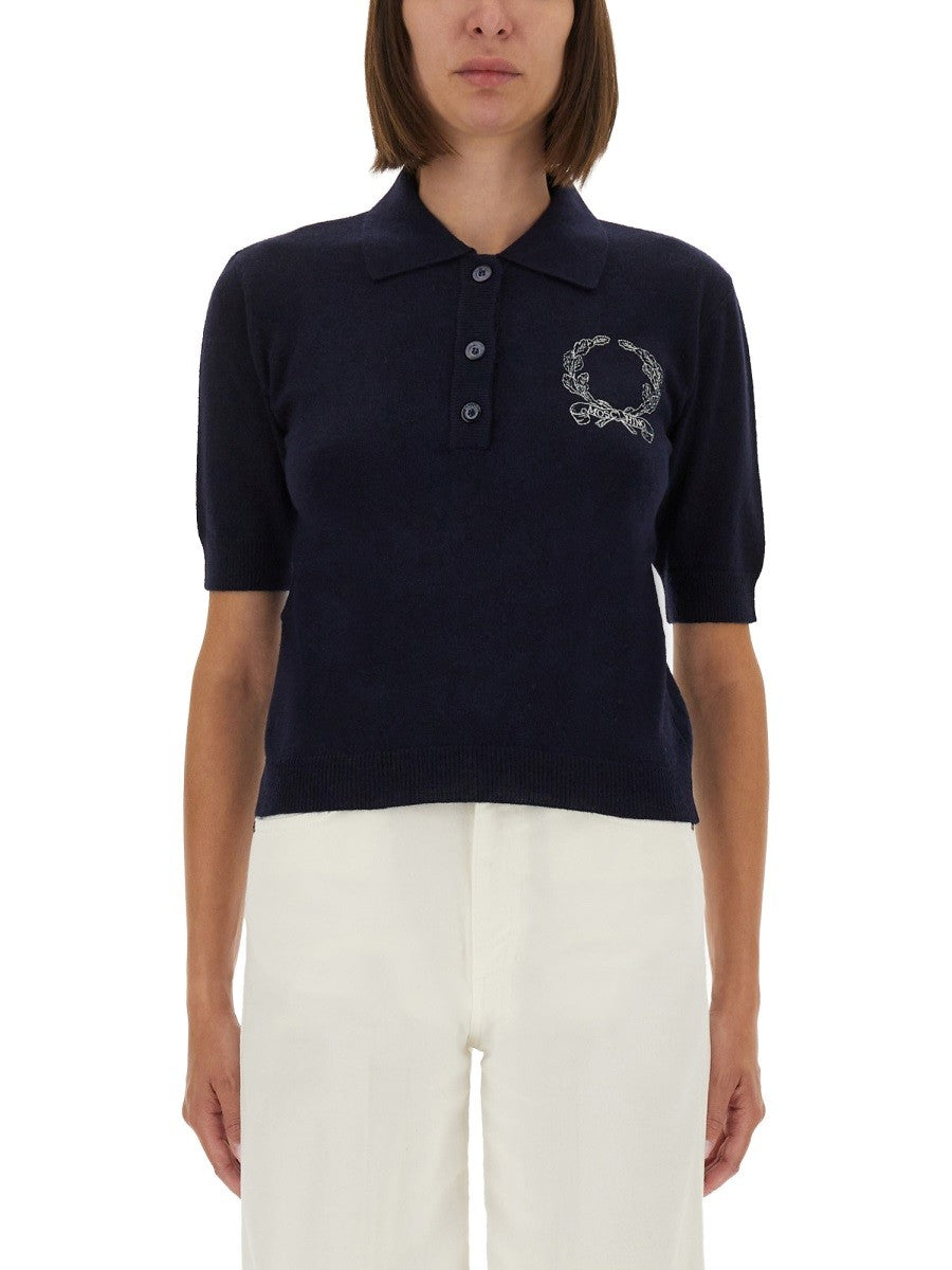 Moschino Women's Polo Shirt Blue
