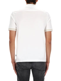 Boss Men's Polo Shirt White