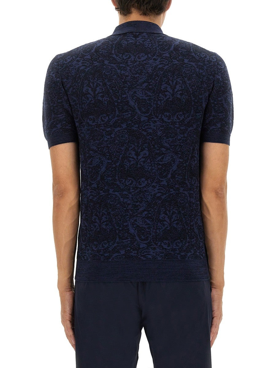 Etro Men's Polo Shirt Blue