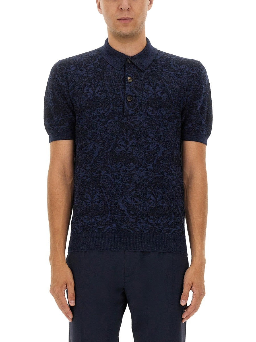 Etro Men's Polo Shirt Blue