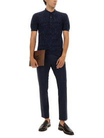 Etro Men's Polo Shirt Blue