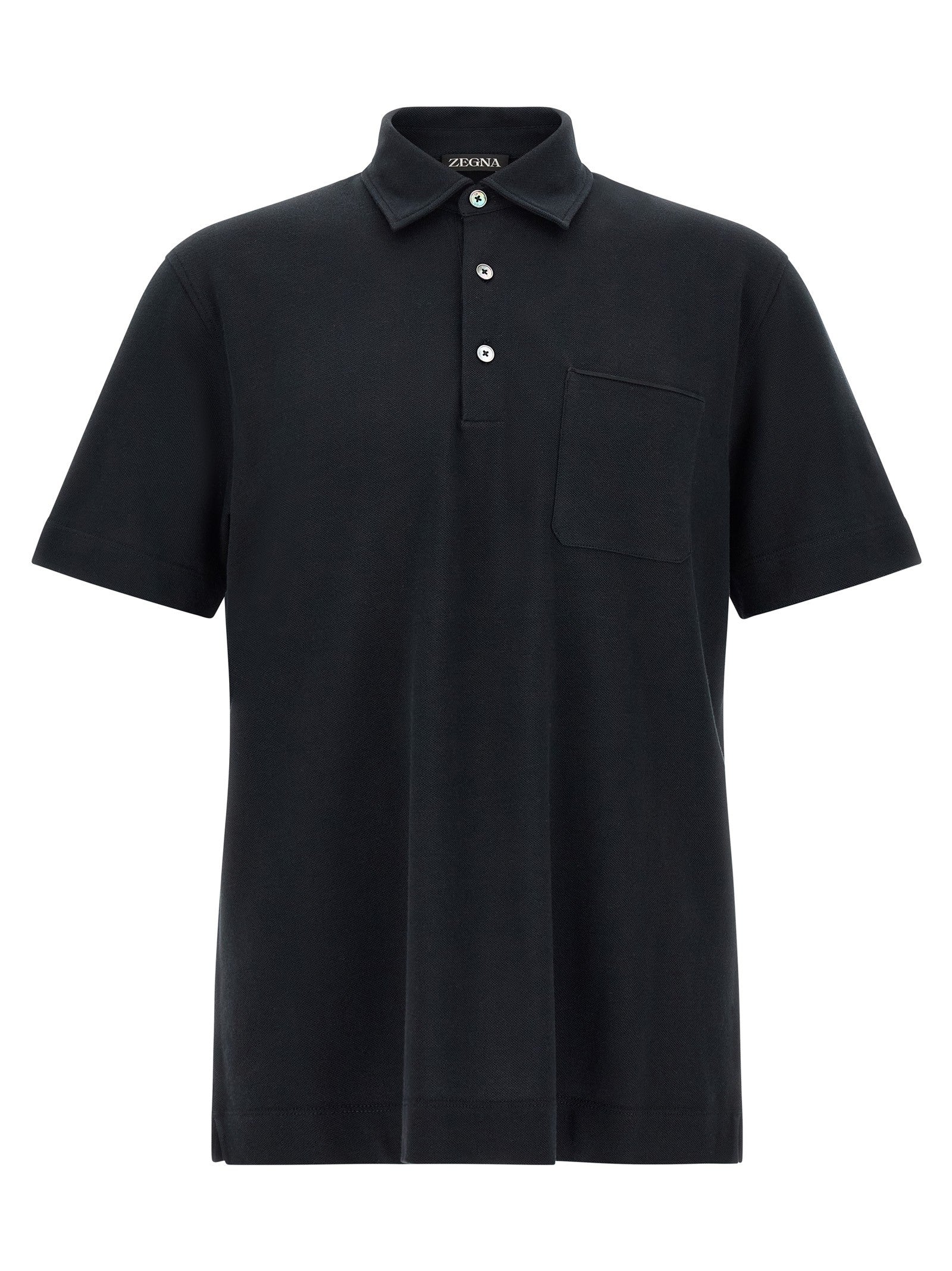Zegna Polo Shirt Blue