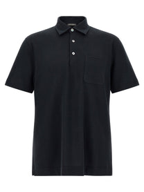 Zegna Polo Shirt Blue