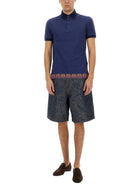 ETRO Men's Polo Shirt Blue, view 2