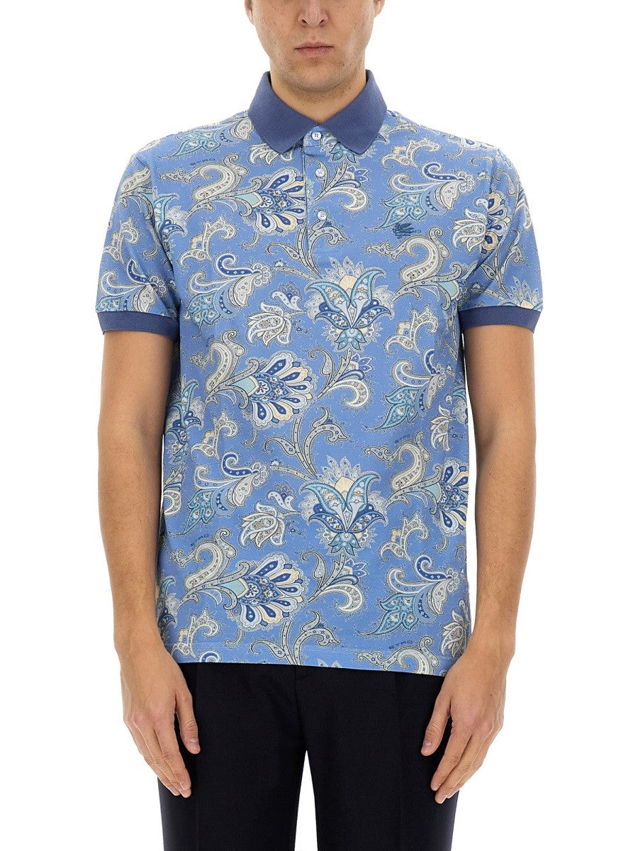 Etro Men's Polo Shirt Blue