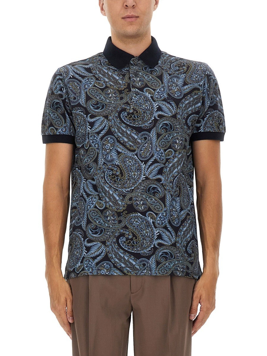 Etro Men's Polo Shirt Blue