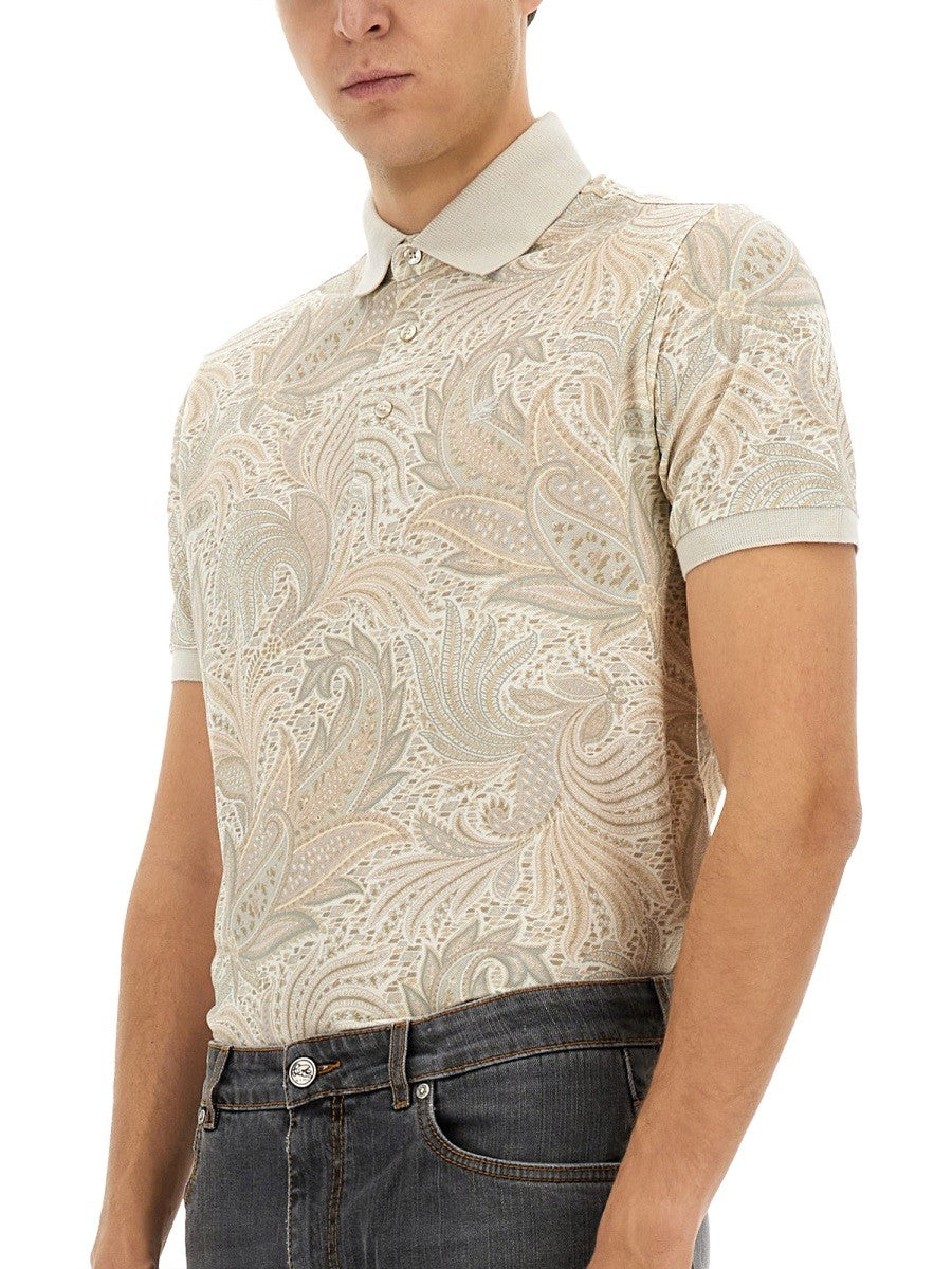 Etro Men's Polo Shirt White