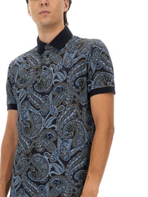 Etro Men's Polo Shirt Blue