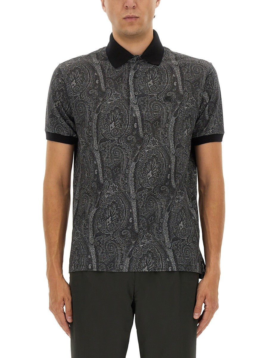 Etro Men's Polo Shirt Black