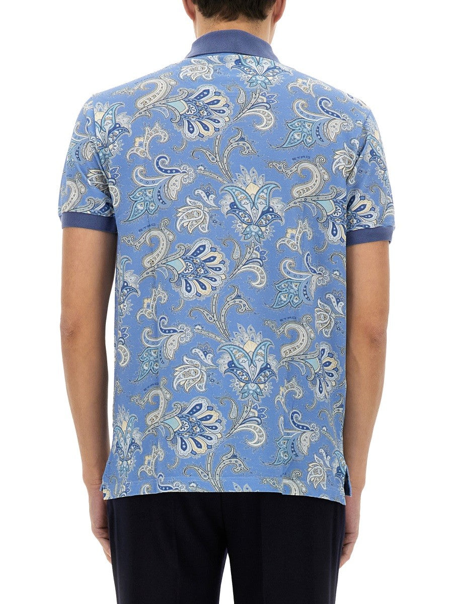 Etro Men's Polo Shirt Blue